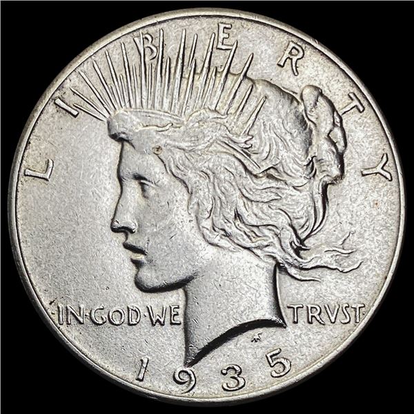 1935 Peace Silver Dollar NEARLY UNCIRCULATED NEARLY UNCIRCULATED