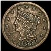 Image 1 : 1853 Braided Hair Half Cent CLOSELY UNCIRCULATED CLOSELY UNCIRCULATED