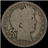 Image 1 : 1909-0 Barber Quarter NICELY CIRCULATED NICELY CIRCULATED