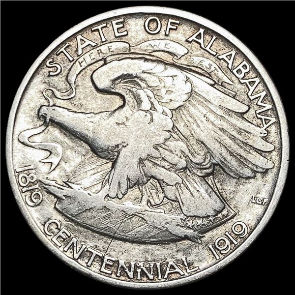 1919 Alabama Centennial Half Dollar LIGHTLY CIRCUL LIGHTLY CIRCULATED