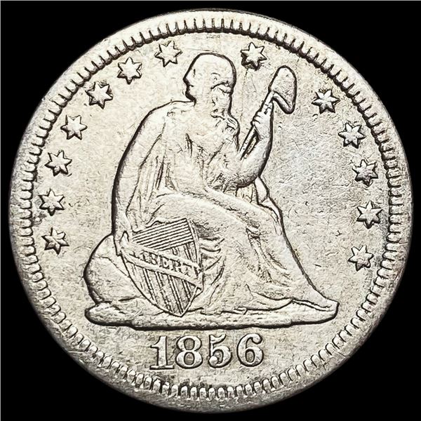 1856-O Seated Liberty Quarter LIGHTLY CIRCULATED LIGHTLY CIRCULATED