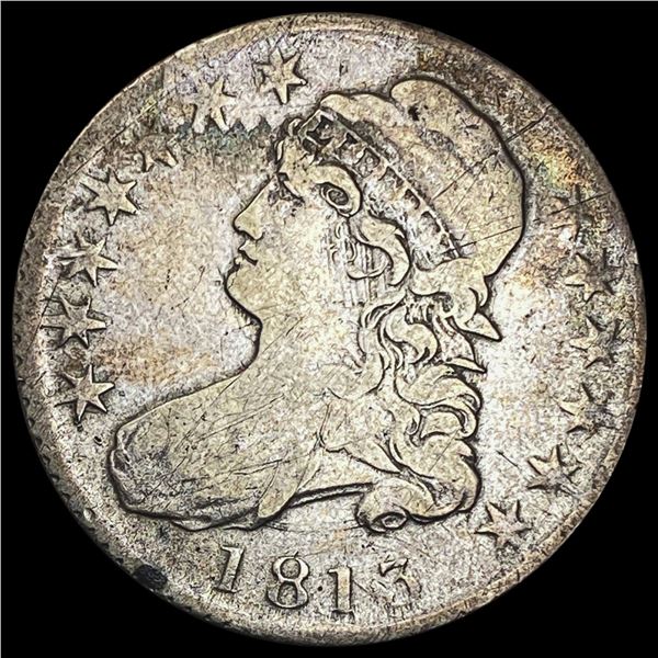 1813 Capped Bust Half Dollar NICELY CIRCULATED NICELY CIRCULATED