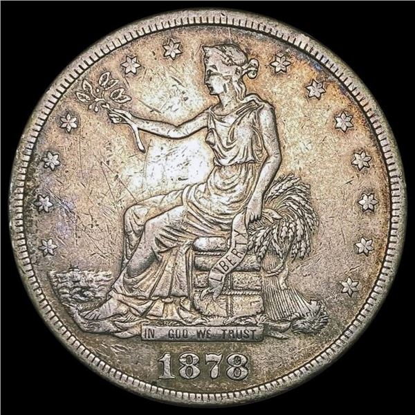 1878-S Silver Trade Dollar CLOSELY UNCIRCULATED
