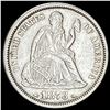 Image 1 : 1873 Seated Liberty Dime CLOSELY UNCIRCULATED CLOSELY UNCIRCULATED