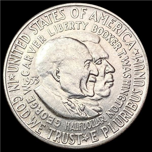 1953-S Washington Carver Half Dollar CHOICE AU