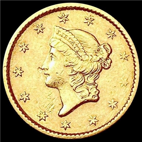 1853 Rare Gold Dollar CLOSELY UNCIRCULATED