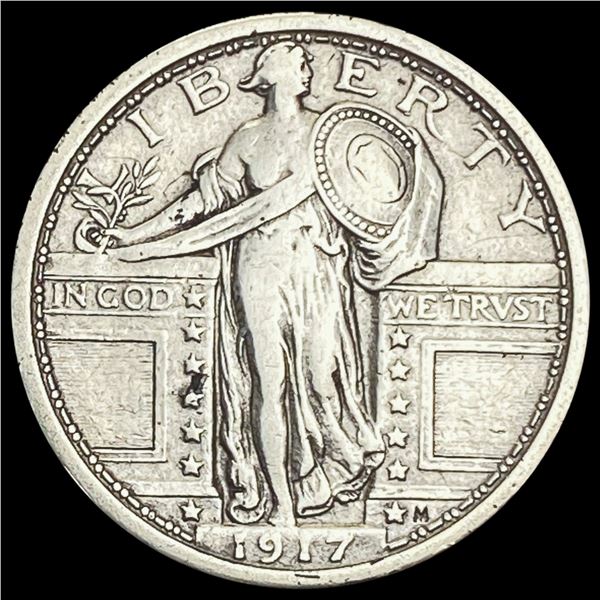 1917 Standing Liberty Quarter LIGHTLY CIRCULATED LIGHTLY CIRCULATED