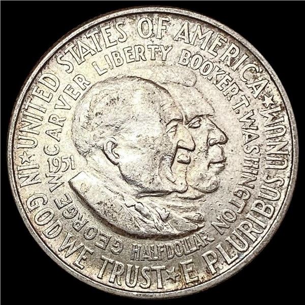 1951 Washington Carver Half Dollar CHOICE AU