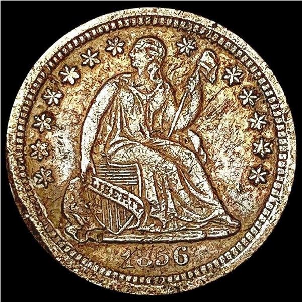 1856-O Seated Liberty Half Dime LIGHTLY CIRCULATED