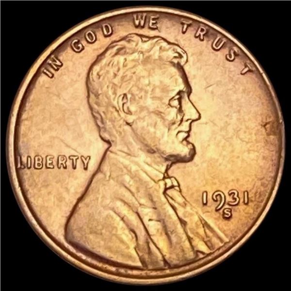 1931-S RED Wheat Cent UNCIRCULATED