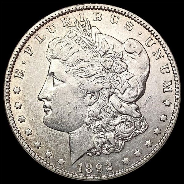 1892 Morgan Silver Dollar CLOSELY UNCIRCULATED