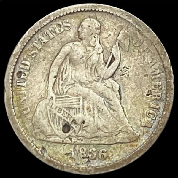 1856-S Seated Liberty Dime NICELY CIRCULATED