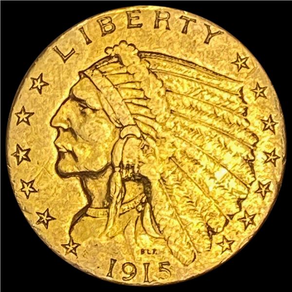 1915 Indian Head $2.5 Gold Quarter Eagle HIGH GRAD HIGH GRADE