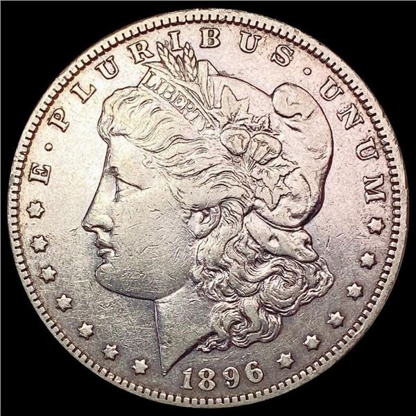 1896-0 Morgan Silver Dollar NEARLY UNCIRCULATED