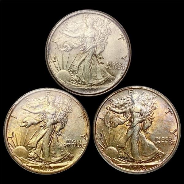 [6] 1935-1939 Walking Liberty Half Dollar CHOICE AU
