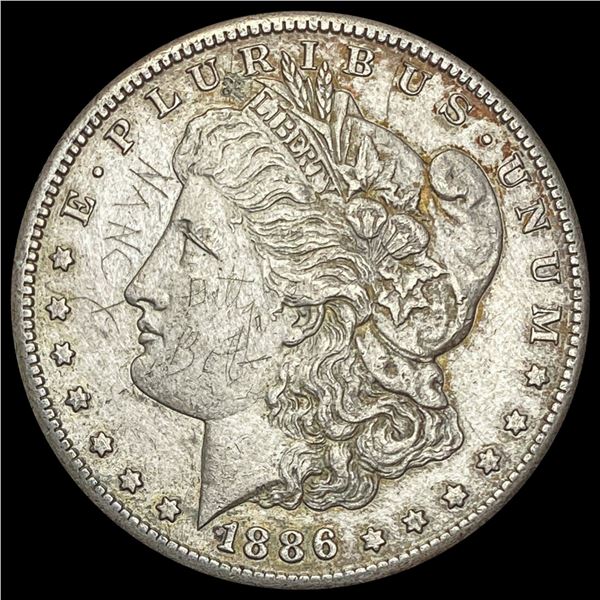 1886 Morgan Silver Dollar CLOSELY UNCIRCULATED CLOSELY UNCIRCULATED