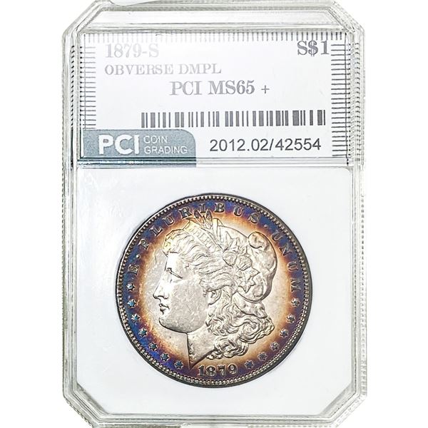 1879-S Morgan Silver Dollar PCI MS65+ Obv DMPL