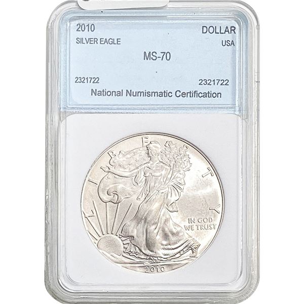 2010 Silver Eagle NNC MS70