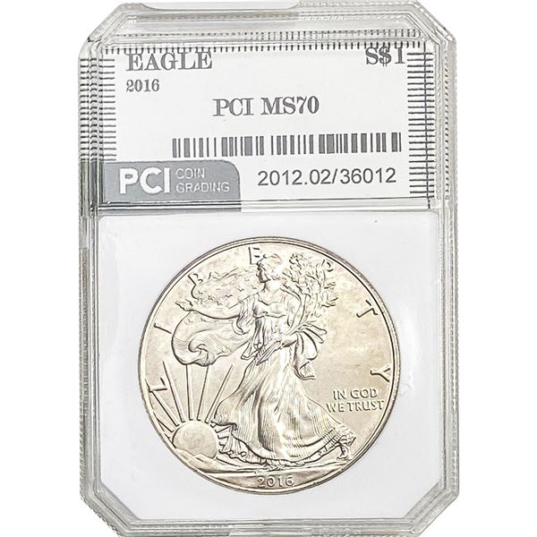 2016 Silver Eagle PCI MS70