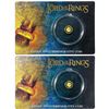 Image 1 : [2] 2022 Lord of the Rings 0.5 Gram Gold Coins [2 Coins]