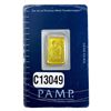 2.5g Gold Pamp Suisse Bar