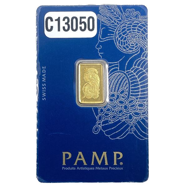 2.5g Gold Pamp Suisse Bar