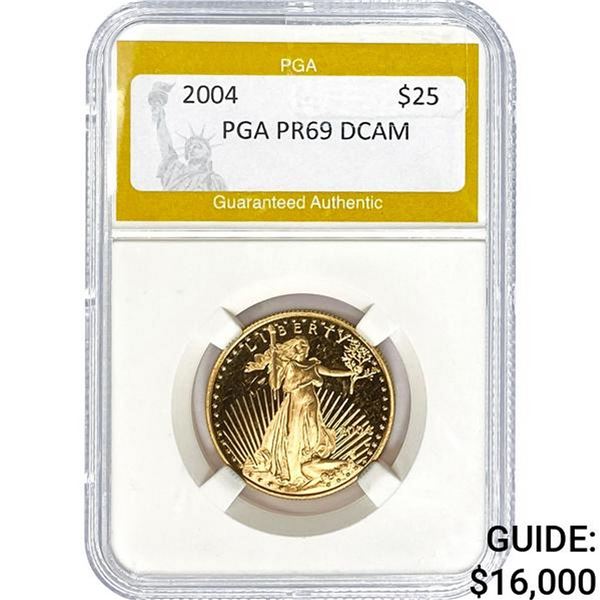 2004 $25 American Gold Eagle PGA PR69 DC