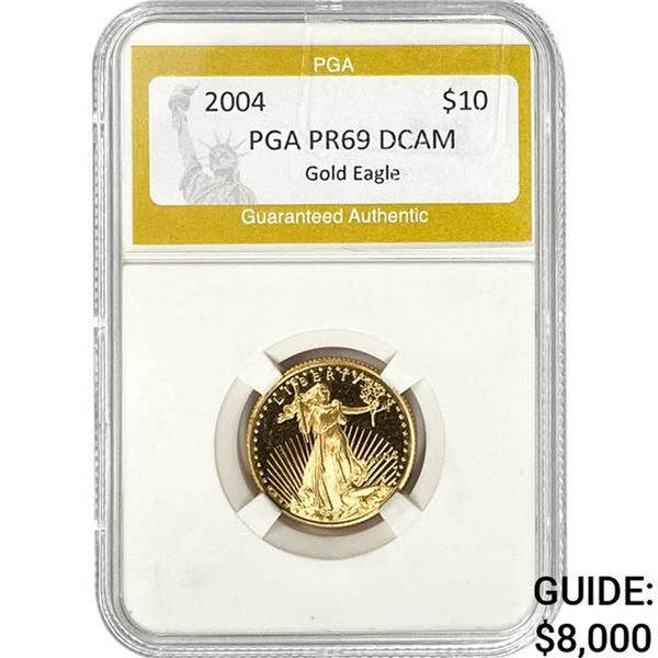 2004 $10 Gold Eagle PGA PR69 DCAM