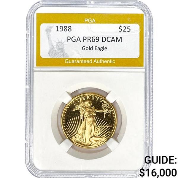 1988 $25 Gold Eagle PGA PR69 DCAM