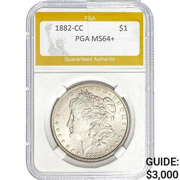 1882-CC Morgan Dollar PGA MS64+