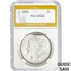 1890 Morgan Silver Dollar PGA MS64