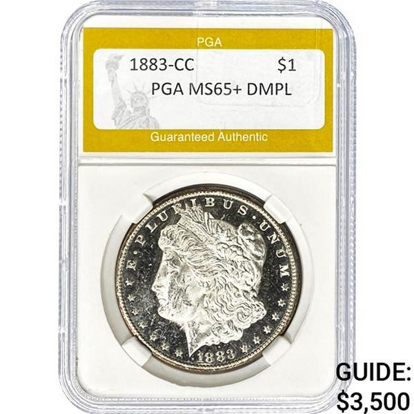1883-CC Morgan Dollar PGA MS65+ DMPL