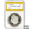 Image 1 : 1883-CC Morgan Dollar PGA MS65+ DMPL