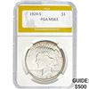 1924-S Peace Dollar PGA MS63