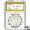 1880-CC Morgan Dollar PGA MS65