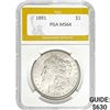 Image 1 : 1891 Morgan Silver Dollar PGA MS64