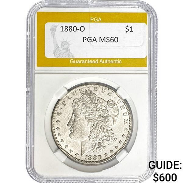 1880-O Morgan Dollar PGA MS60