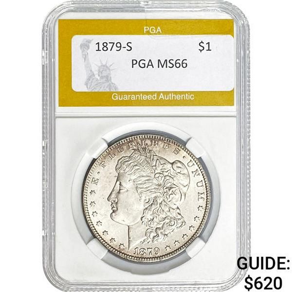 1879-S Morgan Dollar PGA MS66