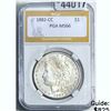 Image 1 : 1882-CC Morgan Dollar PGA MS66