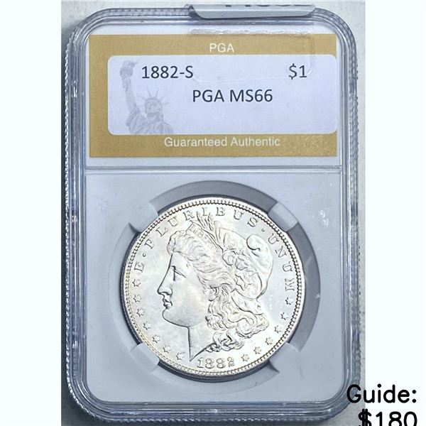 1882-S Morgan Dollar PGA MS66