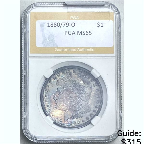 1880/79-O Morgan Dollar PGA MS65