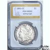 1891-CC Morgan Dollar PGA MS62