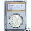 1898-S Morgan Dollar PGA MS63+