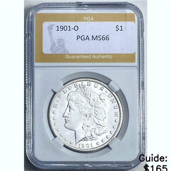 1901-O Morgan Dollar PGA MS66