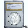 1885-S Morgan Dollar PGA MS64 SILVER