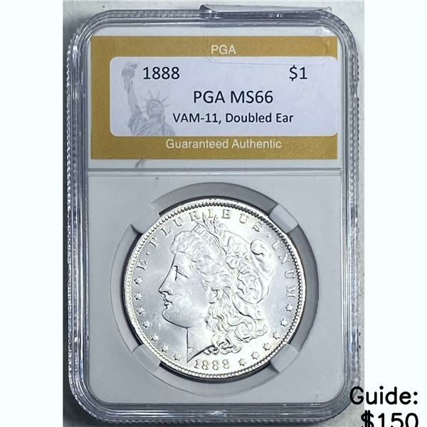 1888 Morgan Dollar PGA MS66