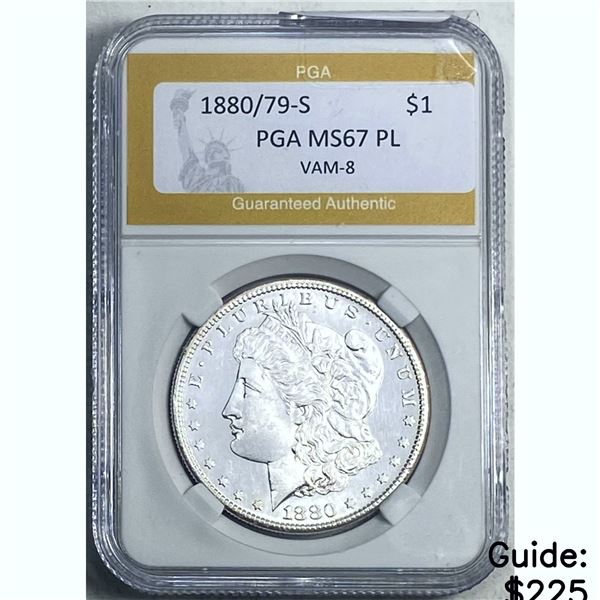 1880/79-S Morgan Dollar PGA MS67 PL