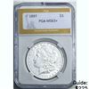 1897-O Morgan Dollar PGA MS63+