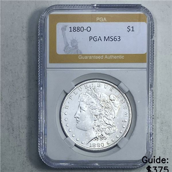 1880-O Morgan Dollar PGA MS63