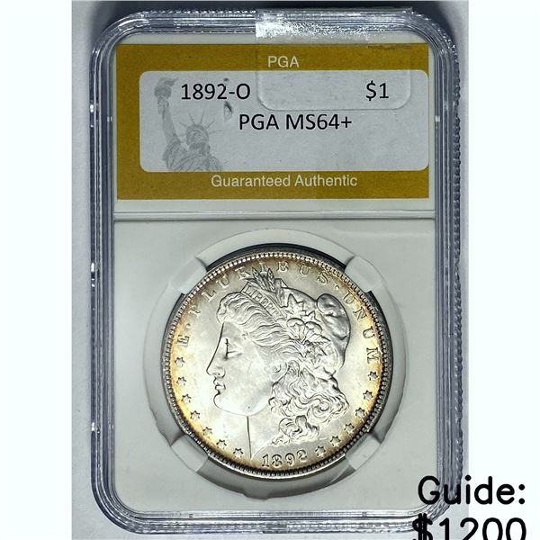 1892-O Morgan Dollar PGA MS64+